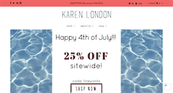 Desktop Screenshot of karenlondon.com