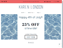 Tablet Screenshot of karenlondon.com